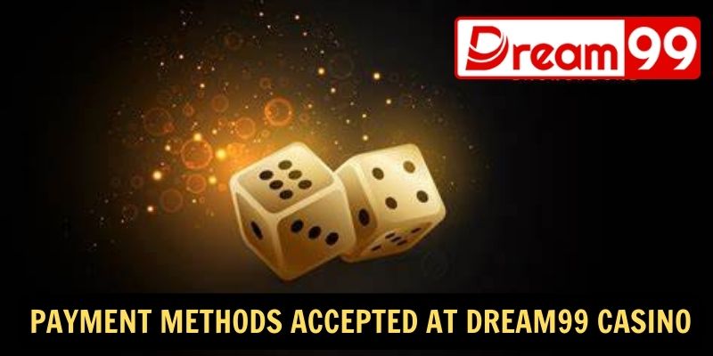 Payment methods accepted at Dream99 Casino